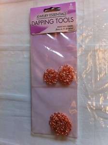 JEWELRY ESSENTIALS DAPPING TOOLS METAL WIRE BLANKS 6 PC  
