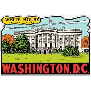  Fridgedoor White House Washington DC Travel Decal Magnet Automotive