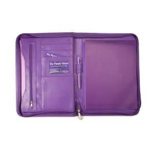  Zippered Padfolio in Coordinated Purple