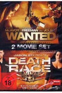 Death Race & Wanted (18) (DVD Video) 5050582757187  