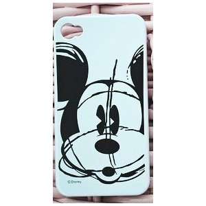  iPhone 4G Black and White Mickey Mouse Hard Protector 