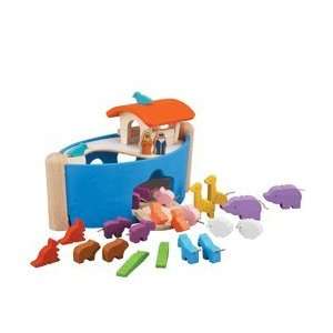 Wooden Noahs Ark Play Set  Toys & Games  