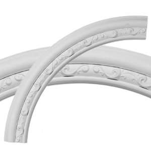   ID x 3 1/8W x 1P, Watford Ceiling Ring (1/4 of complete circle