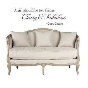   CLASSY and FABULOUS coco chanel 23x8 wall art deca 