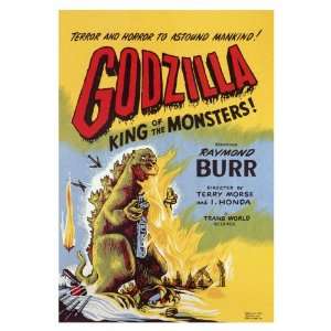 Godzilla, King of the Monsters Poster 27x40 Raymond Burr 