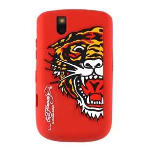   Ed Hardy BlackBerry 9550 Skin   Tiger Red Cell Phones & Accessories