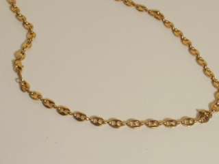 14k Gold Gep Puffed Mariner 6 MM wide Lifetime guarante  