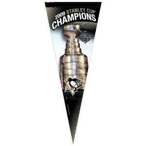  Penguins 2009 NHL Stanley Cup Champions 12 x 30 Premium Felt 