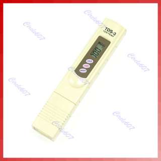Digital TDS 3 Meter Tester Filter Water Quality Purity  