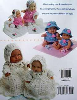 Knit Lots To Love Babies Doll Clothes 8 & 10 Dolls AA  