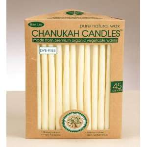  Natural Dye Free Wax Chanukah Candles, Set of 45: Toys 
