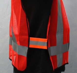 CSA Red New High Visibility Safety vest Reflective  