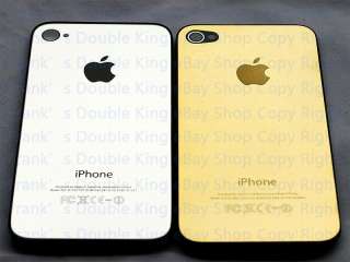 Spiegel Akku Rück Deckel Case Hülle für Apple iPhone 4  