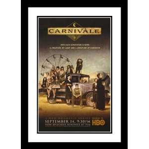  Carnivale 20x26 Framed and Double Matted TV Poster   Style 