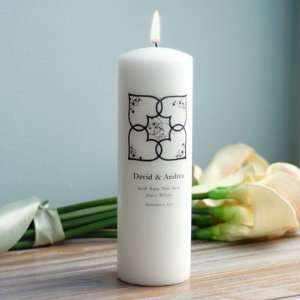 Exclusive Gifts and Favors White Blended Family Unity Candle By Cathy 