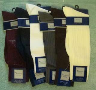 NEW Mens Vannucci Couture Dress Socks, Asst. Colors  