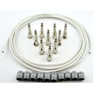  George Ls White cable kit Grey caps Musical Instruments