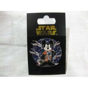  Disney Pin Star Wars Mickey as X Wing Pilot Toys & Games