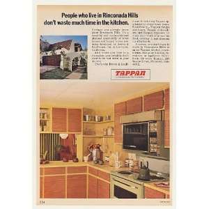  1969 Rinconada Hills Los Gatos CA Tappan Range Print Ad 