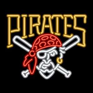  Pittsburgh Pirates Team Logo Neon Sign