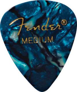 Fender Accessories 351 Premium Guitar Picks   Medium (Ocean Turquoise 