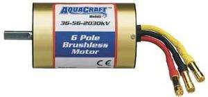 Aquacraft Brushless 6 Pole Marine Motor 36 56 2030 UL1 AQUG7001  