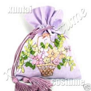 wholesale 10pcs chinese handmade silk gift bags pouchs