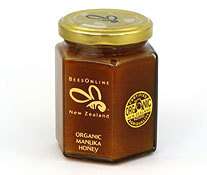 Organic Manuka Honey From New Zealand   250g  