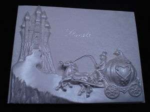 Cinderella Fairy Tale Castle Wedding Guest Book  