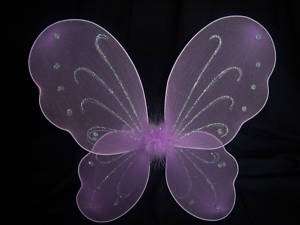 Purple Fairy Princess Tinkerbell or Butterfly Wings.  