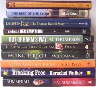 Lot of 10 NEW Hardcover Books! George Mair, John Perry, Jay Dennis,Pat 