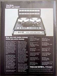 1978 TASCAM 90 16 music recorder vintage ad  