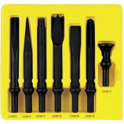  Chisel&Punch Set for Tools Requiring.498 Shanks 0838780007403  