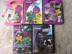 Huge LOT Barney and Friends Authentic NEW DVD SET D  