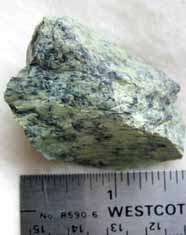 This is an excellent quality green SERPENTINE stone specimen from the 
