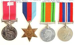 WW2 1ST ISSUE MILITARY EMPIRE MEDAL GROUP OF FOUR OFFICER  