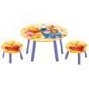 Kindertisch mit 4 Stühlen Sitzgruppe aus Holz * Winnie Pooh *:  
