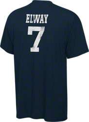 John Elway Youth 8 20 Denver Broncos Navy Reebok Name & Number T Shirt 