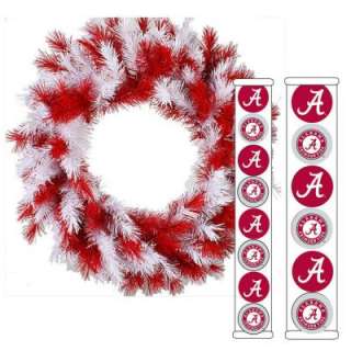 STERLING, INC. 24 in. University of Alabama Collegiate Wreath with 14 