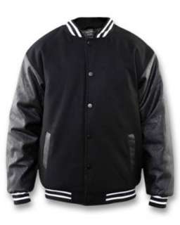 Urban Classics College Jacket Half Leather  Bekleidung