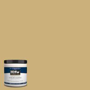 BEHR Premium Plus 8 oz. Dry Sea Grass Interior/Exterior Paint Tester 