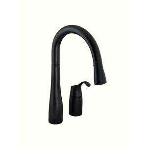   Down Secondary Sink Faucet in Matte Black K 649 BL at The Home Depot