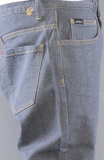 RVCA The Romero Jeans in Blue Grey Wash  Karmaloop   Global 