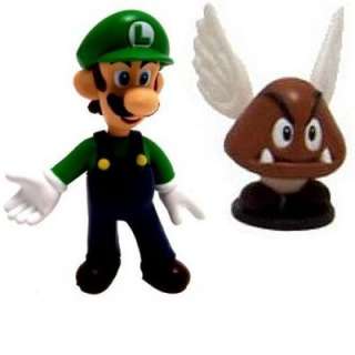 Super Mario Figuren Set Luigi und Paragooma in Metallbox