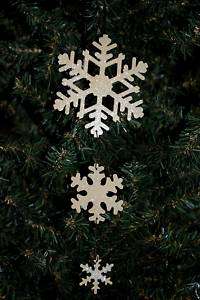 Sparkly Snowflake Ornament   Vintage looking   Dangles  