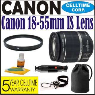 Canon EF S 18 55mm f/3.5 5.6 IS SLR Lens w/ Deluxe Accessory Kit 