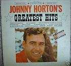 johnny horton greatest hits lp 1961 original pressing 