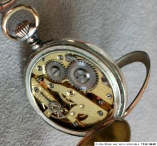 antike DAMEN TASCHENUHR als ARMBANDUHR 800er Silber Jugendstil Uhr, um 