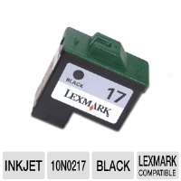 Click to view Lexmark # 17 10N0217 Black Ink Cartridge