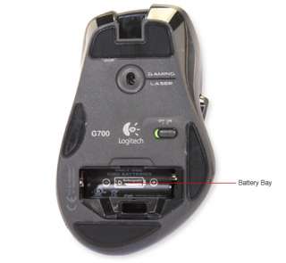 Logitech 910 001436 G700 Gaming Mouse   2.4GHz, Laser Sensor, up to 